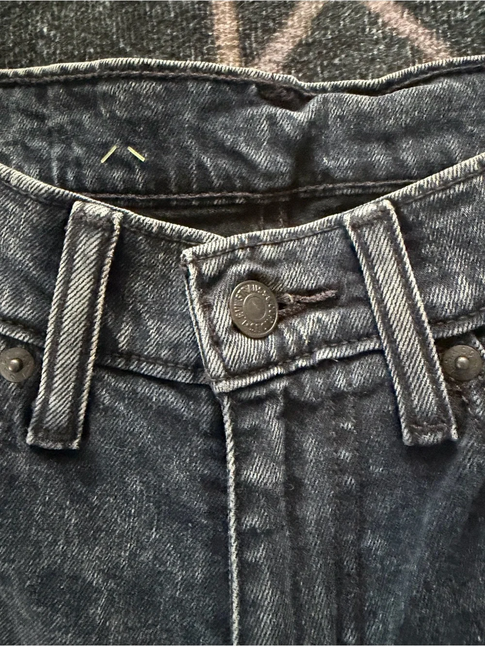 Levi's Slim Black Washed Jeans W28 L30